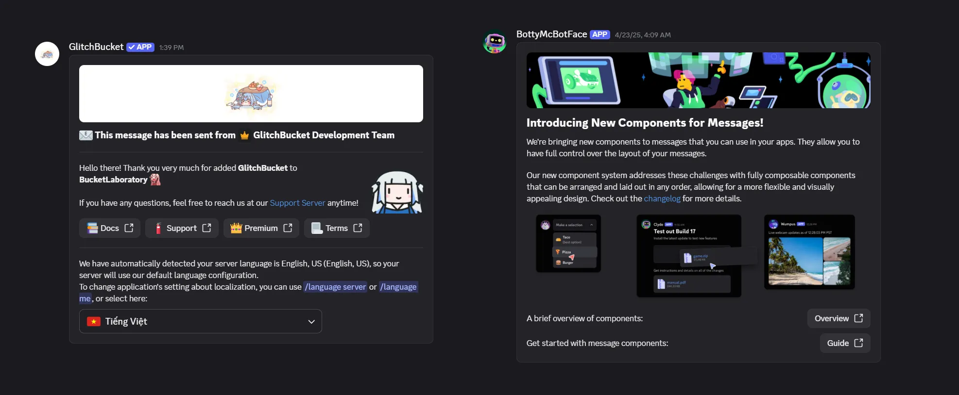 Component v2 Message