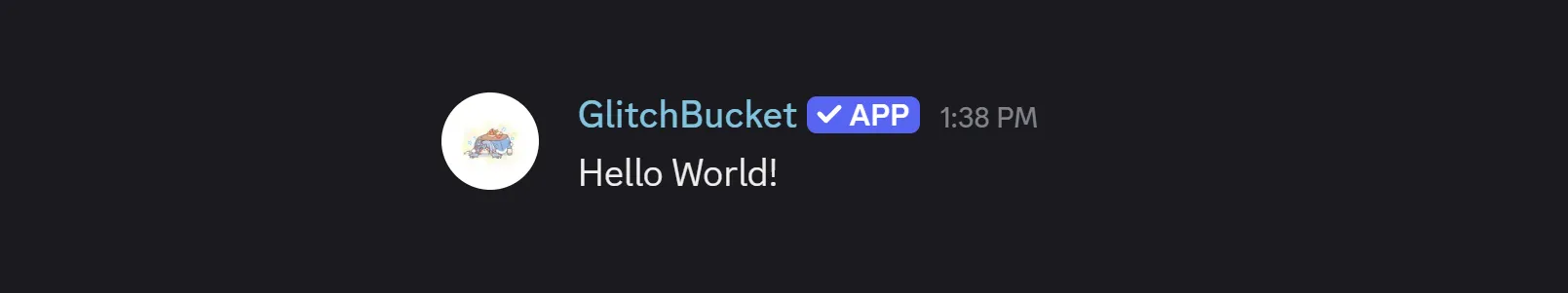 Text Display Example